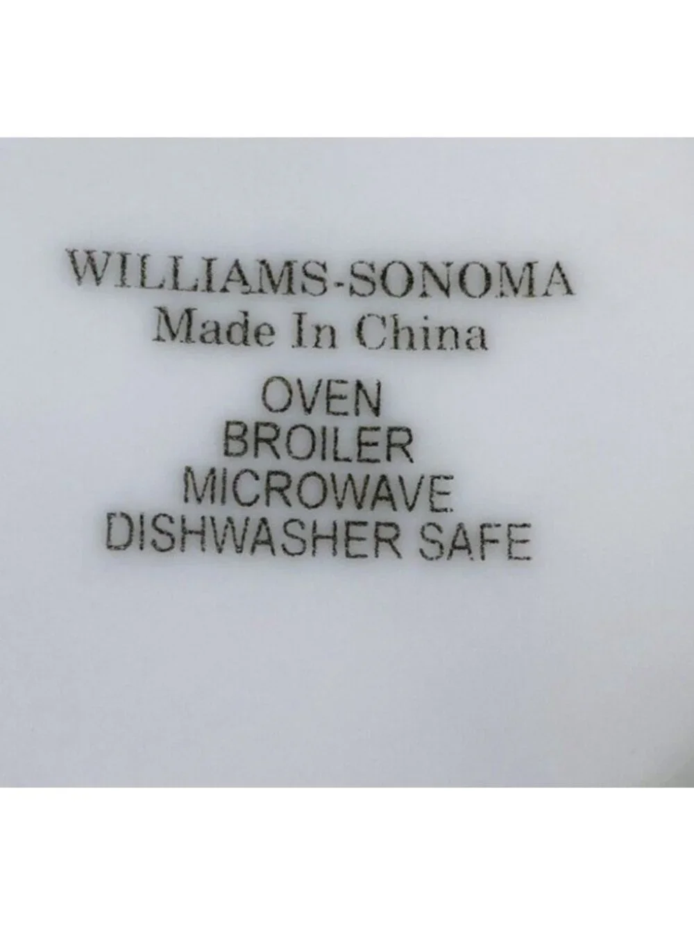 Williams Sonoma SOLID WHITE Oven Safe Handle 3.5